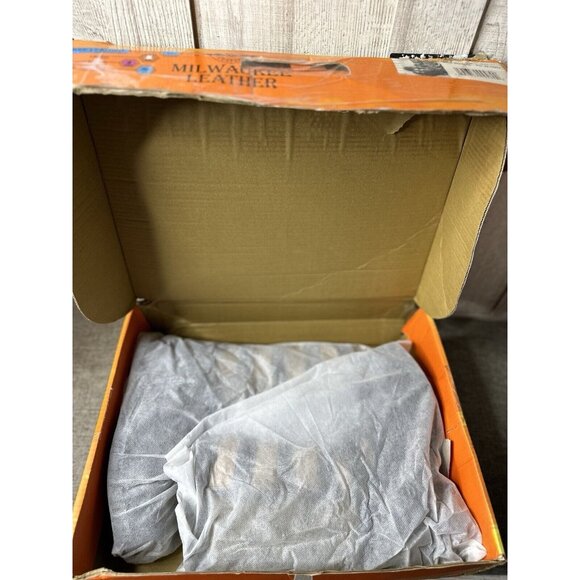 Milwaukee Leather Boots Mens Size 10 Stars and Stripes Motorcycle Rider Harness - Picture 9 of 11